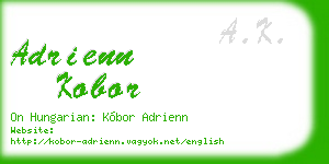 adrienn kobor business card