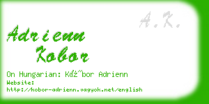 adrienn kobor business card